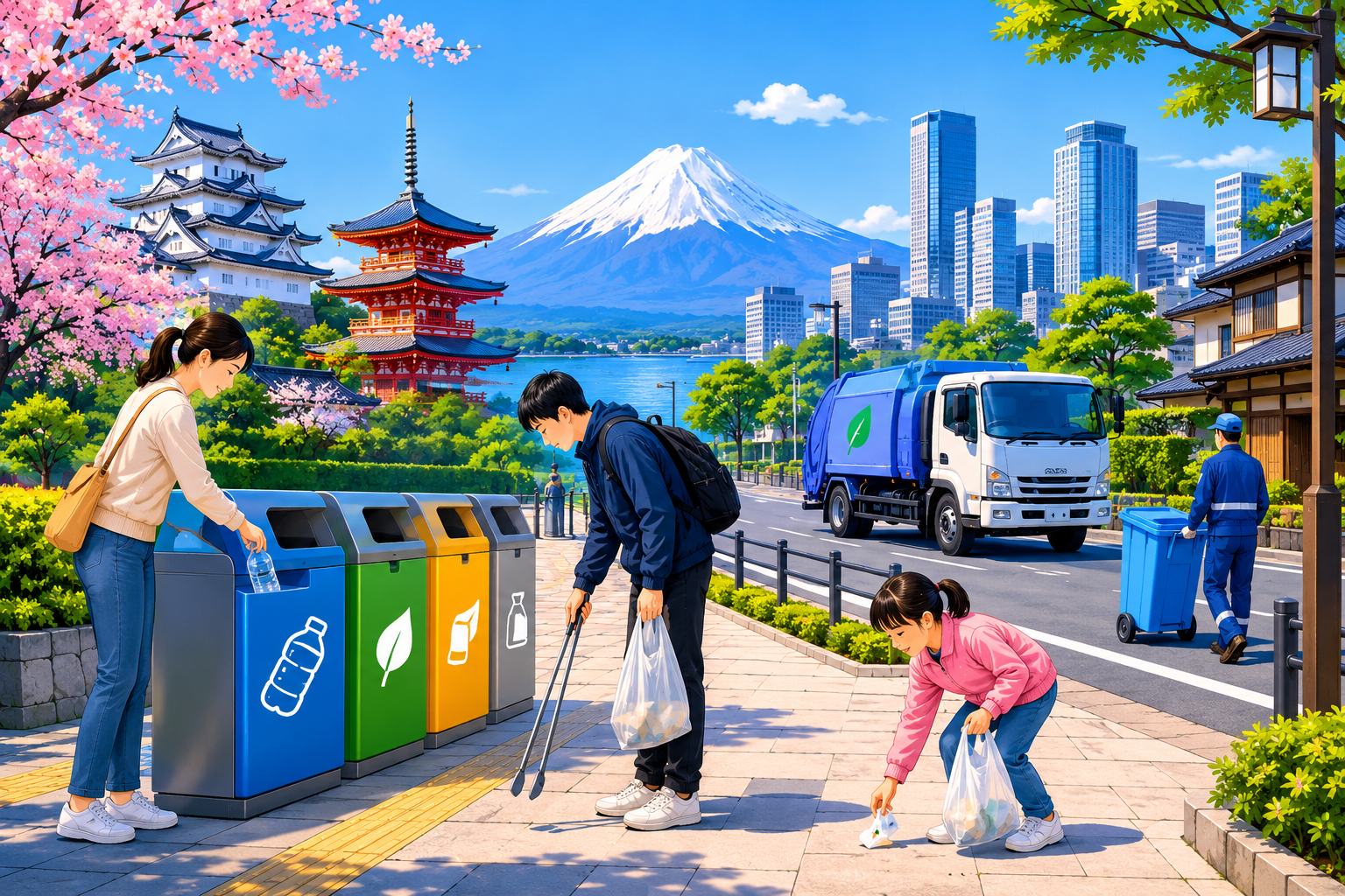 Contoh Praktek Pengelolaan Sampah Rumah Tangga di Jepang