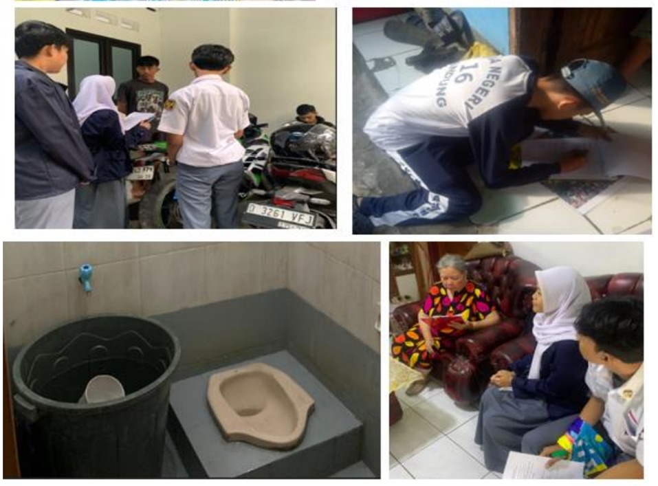 Survai Sanitasi Rumah Tangga oleh siswa SMA Negeri 16 Bandung, Oktober – November 2025